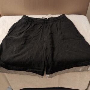 Black Casual Shorts mens S